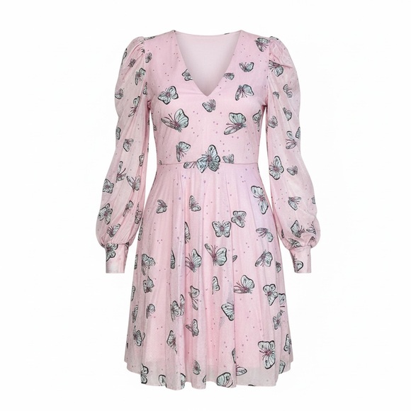 Blackmilk Dresses & Skirts - Blackmilk Pink Pokémon Butterfree Midi Dress
